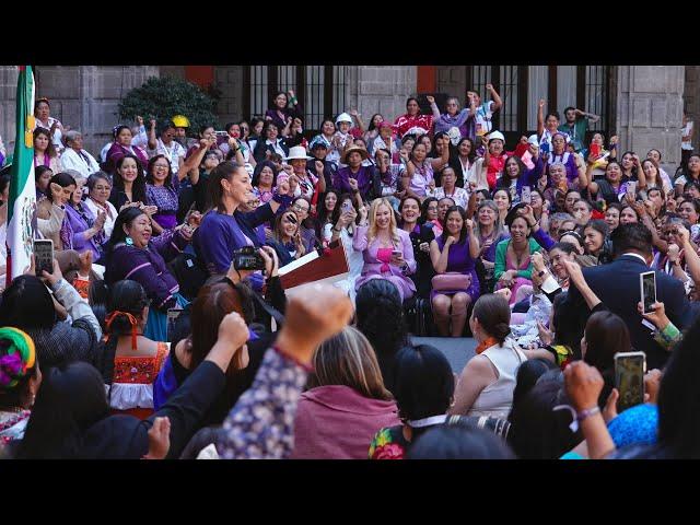 8 de marzo, Día Internacional de las Mujeres. Palacio Nacional