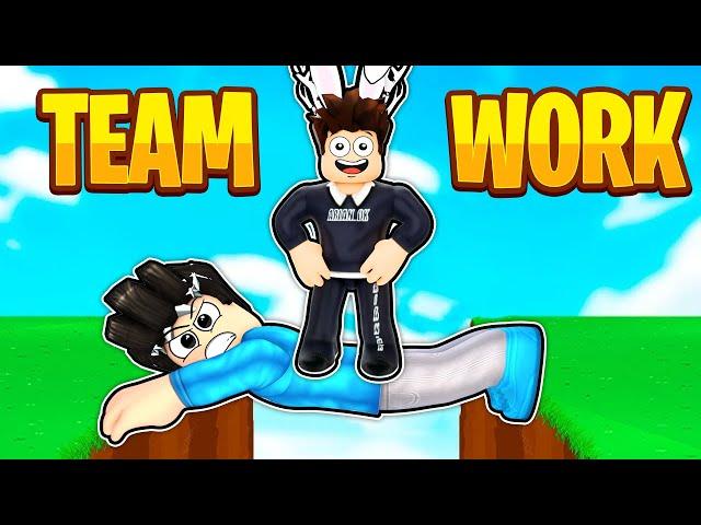 ARIAN FAILED Ultra KRASS in Team Work PUZZLES 2 auf ROBLOX