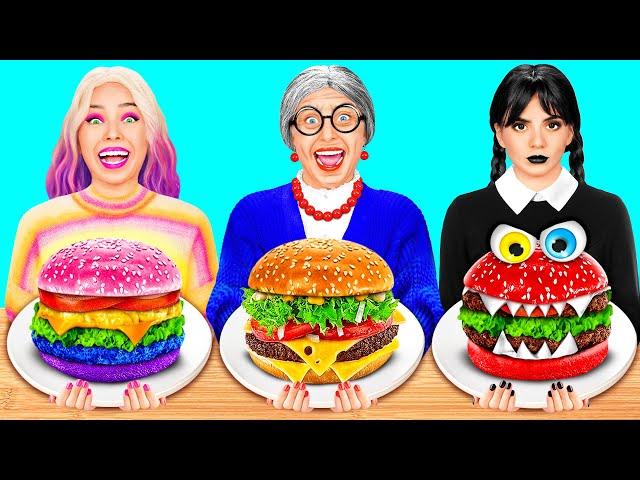 Wednesday vs Büyükanne Yemek Yapma Mücadelesi | Kolay Gizli Hack'ler ve Gadget'lar TeenTeam