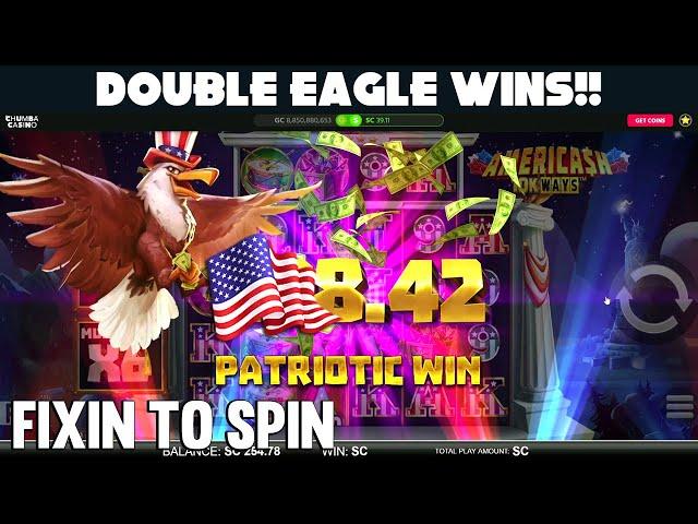  DOUBLE EAGLE WINS!!  **NEW GAME** AMERICASH 10K WAYS