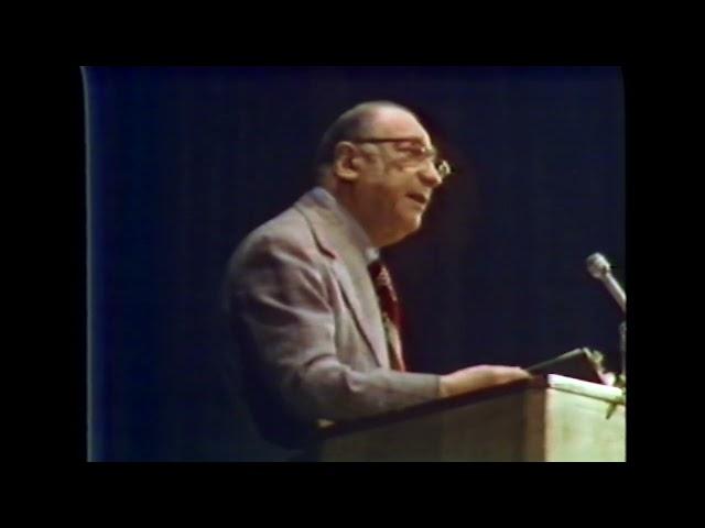 Louis Ginsberg, 1974, reading his poems on tour with Allen Ginsberg, San Francisco—The Poetry Center