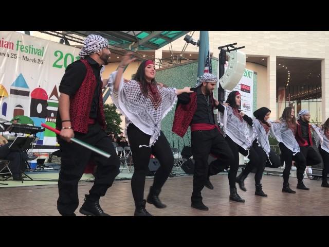 Houston Palestine Festival 2017 AlHurriyah Dabke group