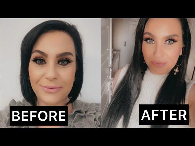 How to do your own hair extensions at home ( Kim kardashian style) for under £50