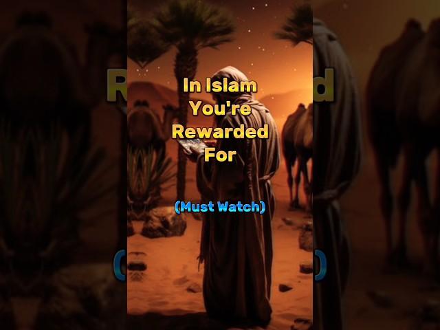 In islam you're rewarded for #shorts #shortsviral #shortsfeed #islam #rewards #youtubeshorts #viral