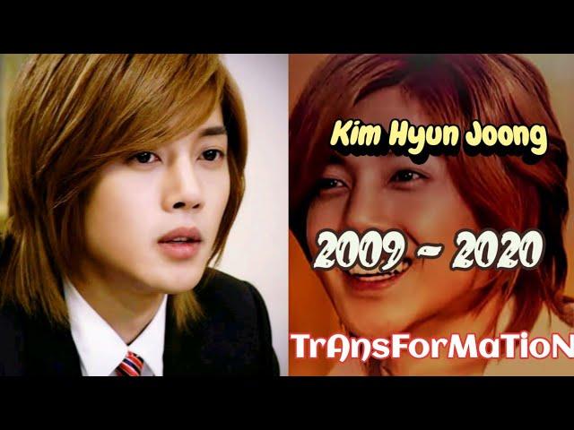 Kim Hyun Joong (Yoon Ji Hoo - Boys Over Flowers) Evolution 2009-2020 | Transformation 2009 to 2020