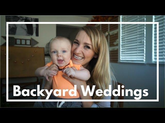 How to Plan a Backyard Wedding