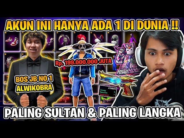 BOS JB ALWIKOBRA BONGKAR AKUN PALING SULTAN DAN LANGKA !! GAK ADA YANG NGALAHIN !!