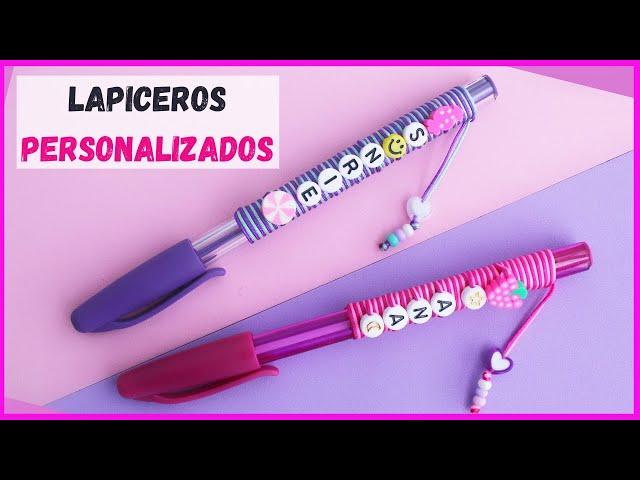  How to decorate PENS or PENCILS with threads and acrylic figures / personalized pens