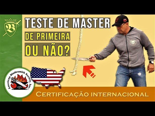 Teste de Mastersmith da American Bladesmith Society (Performance) 2 - Berardo Facas Custom