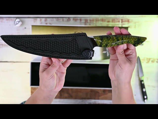 This Chef Knife Looks Like DRAGON SKIN.