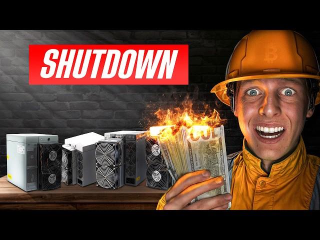 My Basement Crypto Mining Farm Shutdown