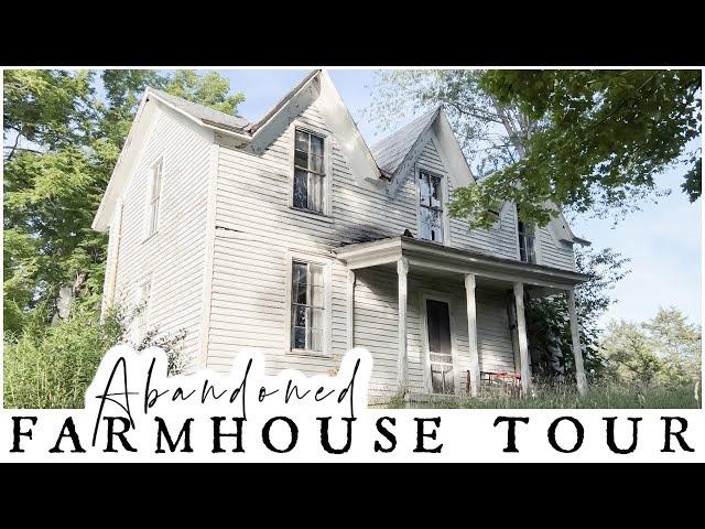 Abandoned House Tour - Touring a Beautiful Abandoned Farmhouse