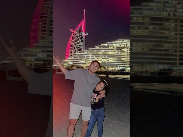 Spending our night at Jumeirah Beach Park ️ #jumeirahbeachpark #burjalarab #dubai #uae #beach