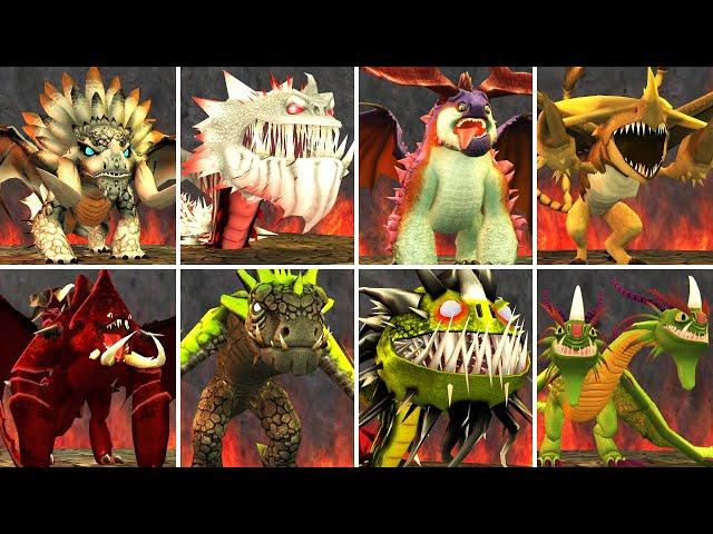 ALL DRAGONS TITAN MODE - School of Dragons