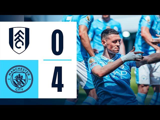 Fulham 0-4 Man City Highlights | Gvardiol (2), Foden and Alvarez Goals | Premier League 23/24