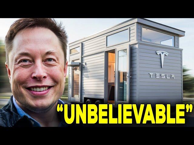 Elon Musk Just UNVEILED a $10,000 Tesla Tiny House That Will Solve the Housing Crisis!