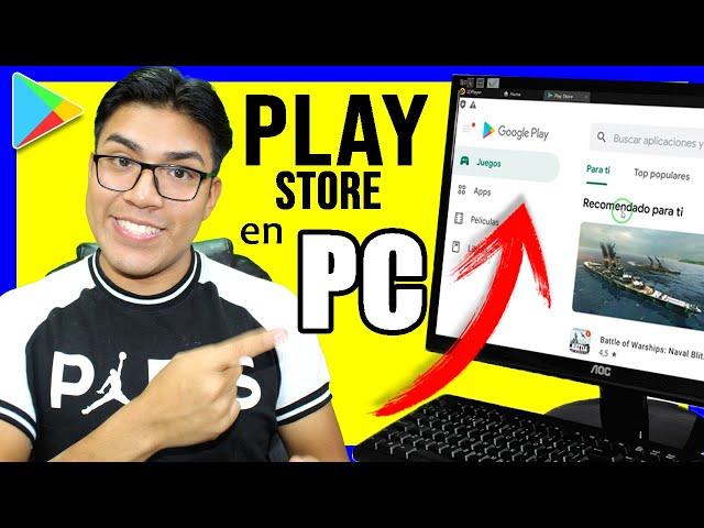  Como tener la PLAY STORE en PC | Google Play para PC [RAPIDO ] (2023)