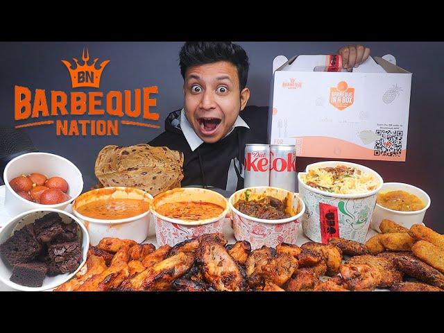 Barbeque Biggest Non Veg Meal in a Box | My Worst Experience Of Barbeque Nation Mukbang!!!!