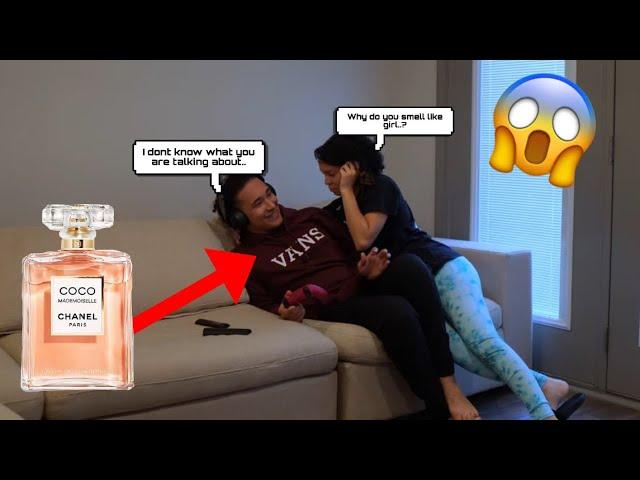 COMING HOME SMELLING LIKE ANOTHER WOMAN PRANK ON GIRLFRIEND!