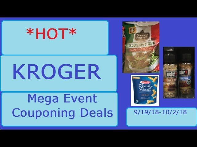 *HOT* Kroger Mega Event Couponing Deals!- 9/19/18-10/2/18