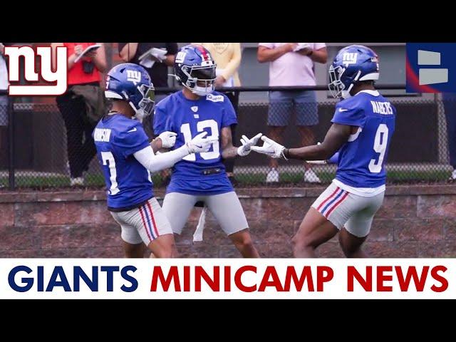 MAJOR Giants News After Minicamp Day 1 Ft. Malik Nabers, Evan Neal, Daniel Jones & Darius Slayton