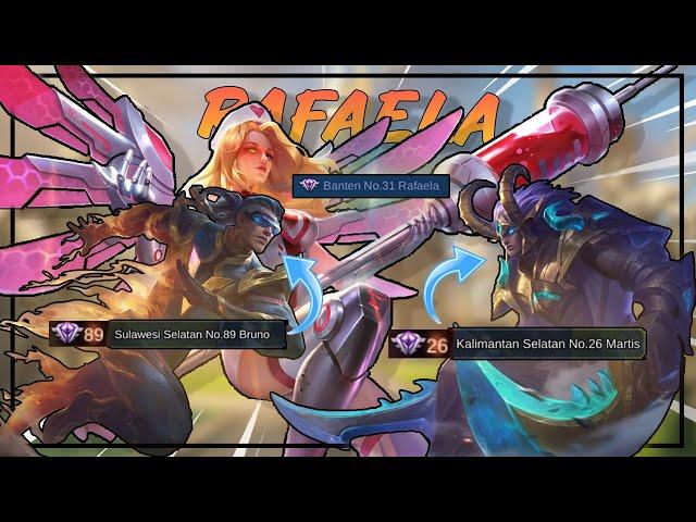 Ketika Rafaela dihadapi dua player Top Local | Mobile Legends Gameplay Indonesia