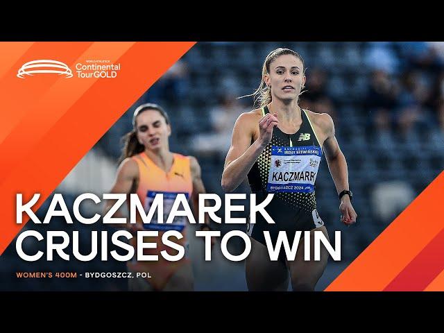 Kaczmarek runs 49.86 400m to win in Bydgoszcz | Continental Tour Gold 2024