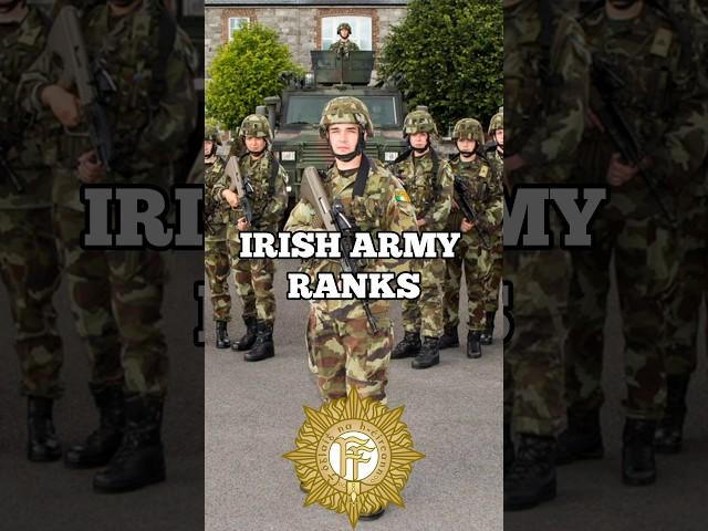 IRISH ARMY RANKS