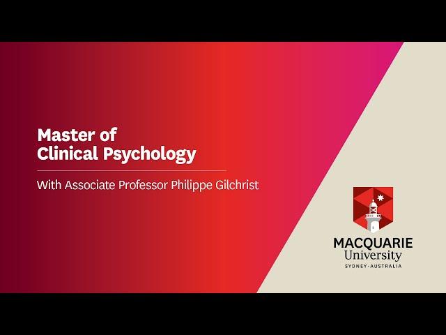 Master of Clinical Psychology