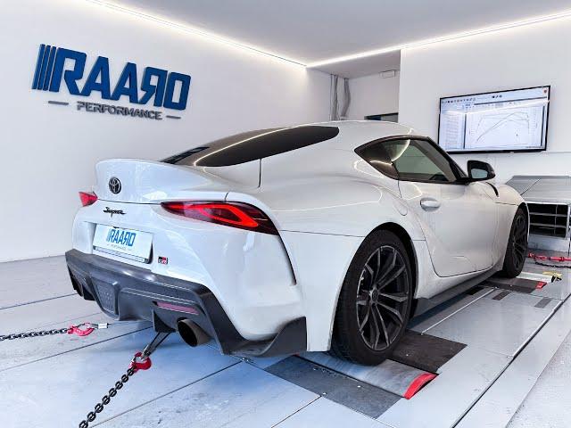 Supra A90 2.0 B48 - RAARO Performance full exhaust + Stage 2 tune 350hp 480nm - 100-200 km/h & sound