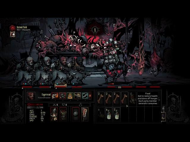 Darkest Dungeon - The Crimson Court - Viscount Boss Fight ("Diamond Dogs" team)