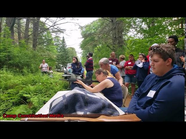 Marksmanship training at Camp Constitution 2020