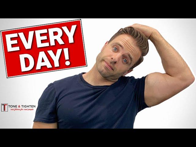 NECK PAIN GONE! Daily Stretches For Neck Tightness And Pain