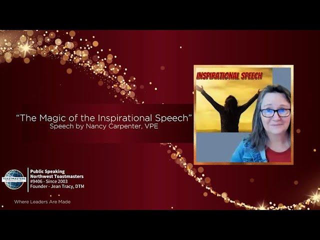 Speech by Nancy Carpenter, VPE