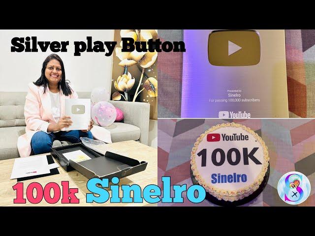 100K celebration  Sinelro got Silver Play button ▶️ 2024