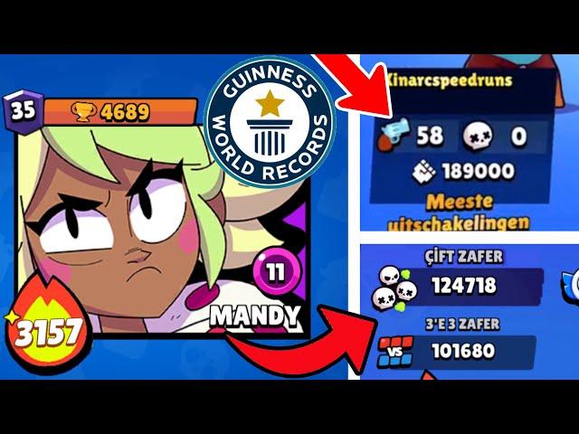 OYUNDA KIRILMIŞ EN ÇILGIN 10 DÜNYA REKORU !! BRAWL STARS