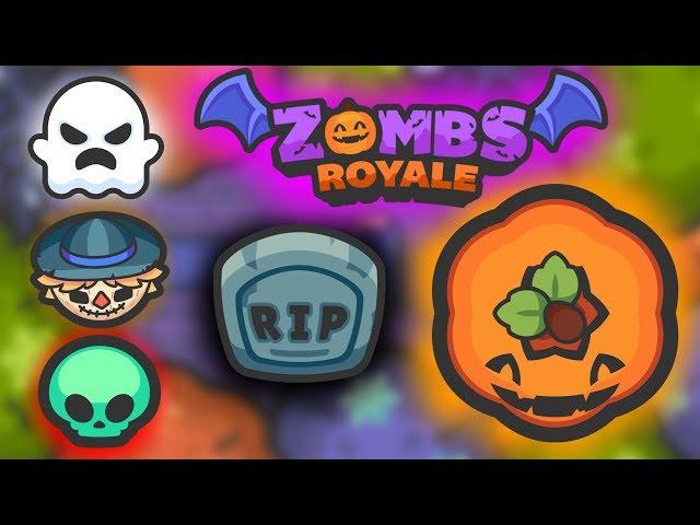 NEW HALLOWEEN UPDATE!! Mystery Mode on Zombsroyale.io & Giant Pumpkin! (Battle Royale New Gamemode)