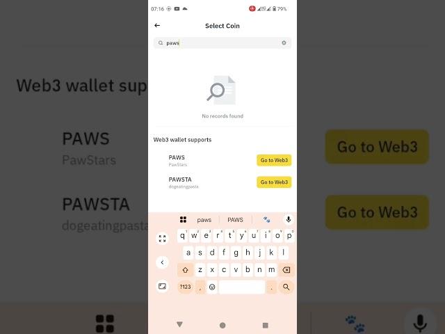 PAWS DEPOSIT AND CLAIM TO BINANCE AND OKX ‼️