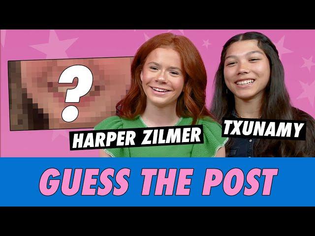 Txunamy vs. Harper Zilmer - Guess The Post