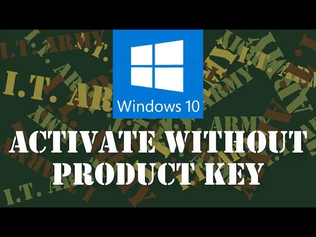 Activate Windows 10 without Product Key Legitimately in 2018