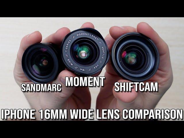 Moment VS Sandmarc VS Shiftcam 18mm Wide Lens Comparison