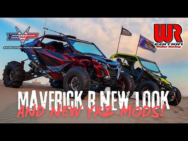 Yamaha YXZ rips with a new Weller Racing Full Exhaust and Tune! + Mav R Gets a New Look!