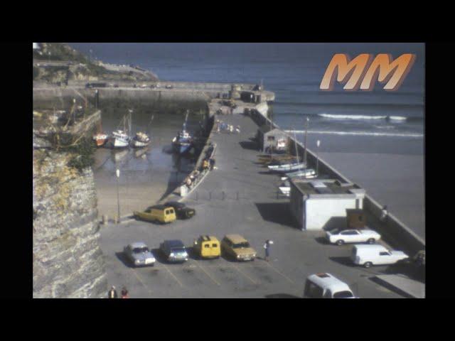 Newquay & Port Isaac Cornwall 1977 old cine film 253