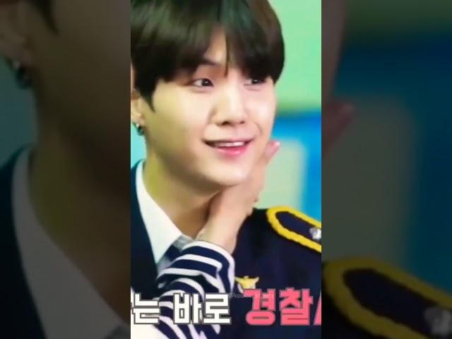 Suga's reaction  #hobii #sunshine #suga #BTS