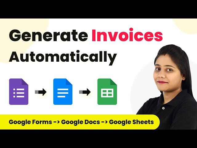 Generate Invoice with Google Docs, Google Sheets and Google Forms