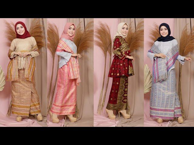 93 Model Gamis Kebaya Songket Terbaru Paling Modern Cocok Untuk Berbagai Acara