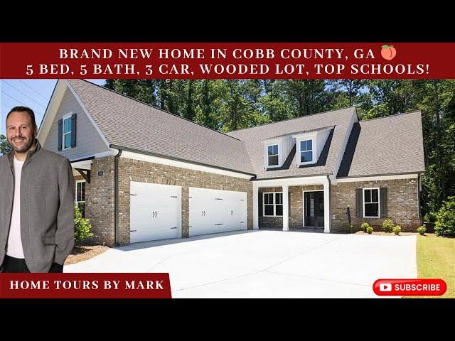 New Construction In Powder Springs, GA, 5 Bed, 5 Bath, 3,900, Wooded Lot, 3 Car, TOP SCHOOLS