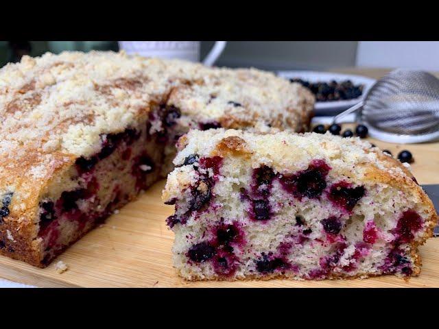 Простой быстрый и очень вкусный пирог с ягодами на скорую руку! | Easy berry pie | Мари Геворгян