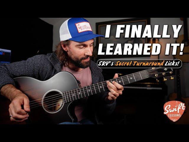 I FINALLY Learned it! SRV's Secret Turnaround Licks in E