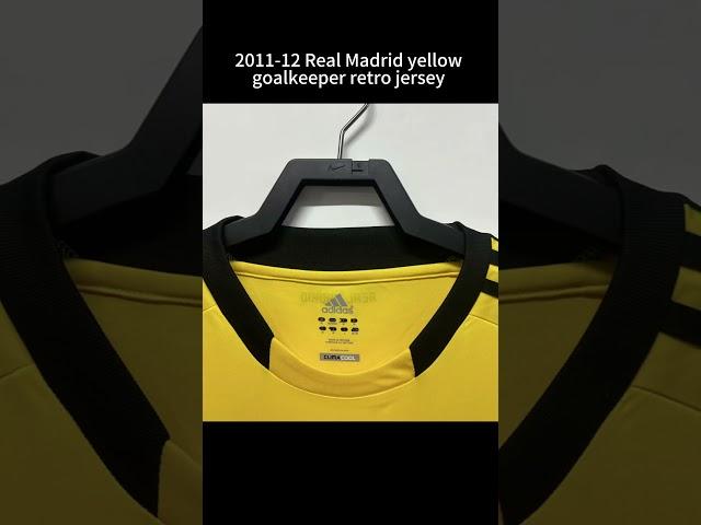 2011-12 Real Madrid yellow goalkeeper retro jerse #footballjersey #soccer #soccerjersey #football